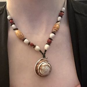 Cuban shell necklace handmade in Havana unique clasp app 20” rope chain